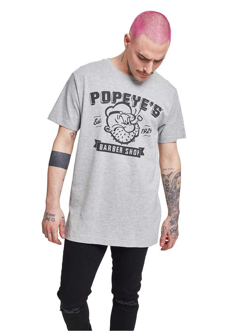 Merchcode Тениска с овално деколте и щампа Pop-Eye - Pepit.bg