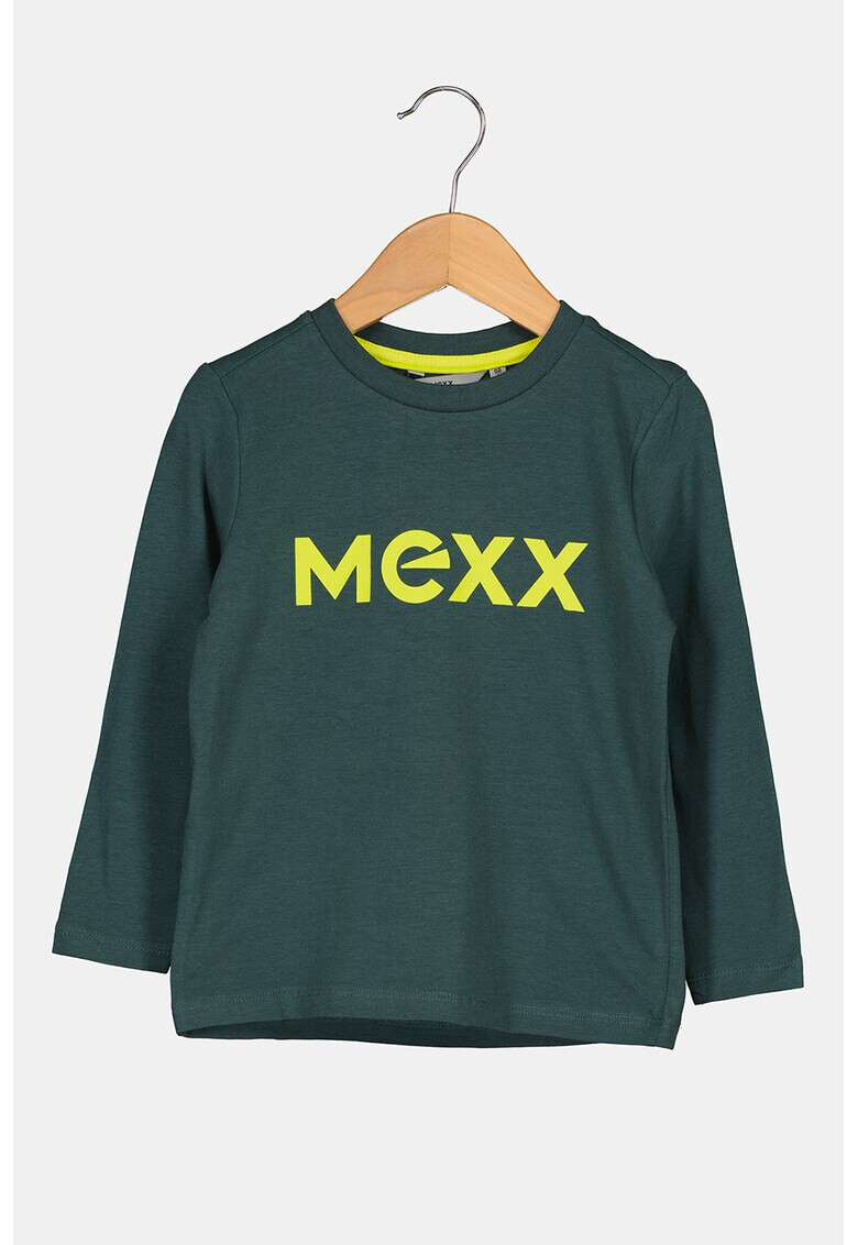Mexx Блуза с овално деколте и лого - Pepit.bg