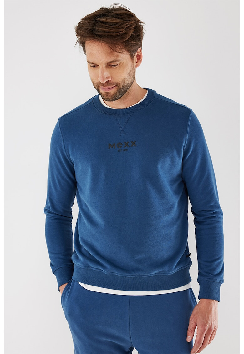 Mexx Суитшърт с овално деколте и лого - Pepit.bg