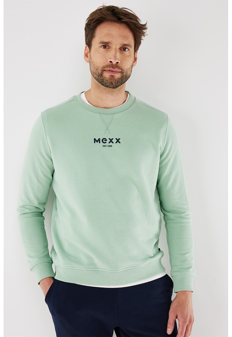 Mexx Суитшърт с овално деколте и лого - Pepit.bg