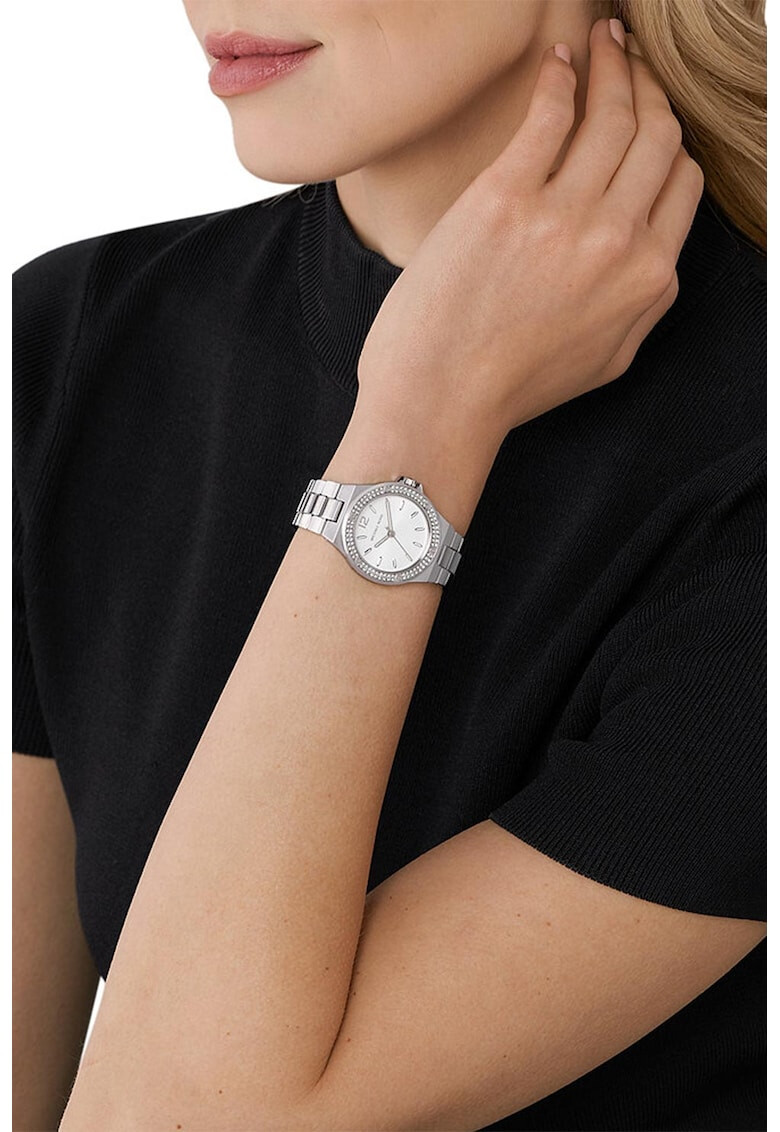 Michael Kors Часовник с три стрелки и кристали - Pepit.bg