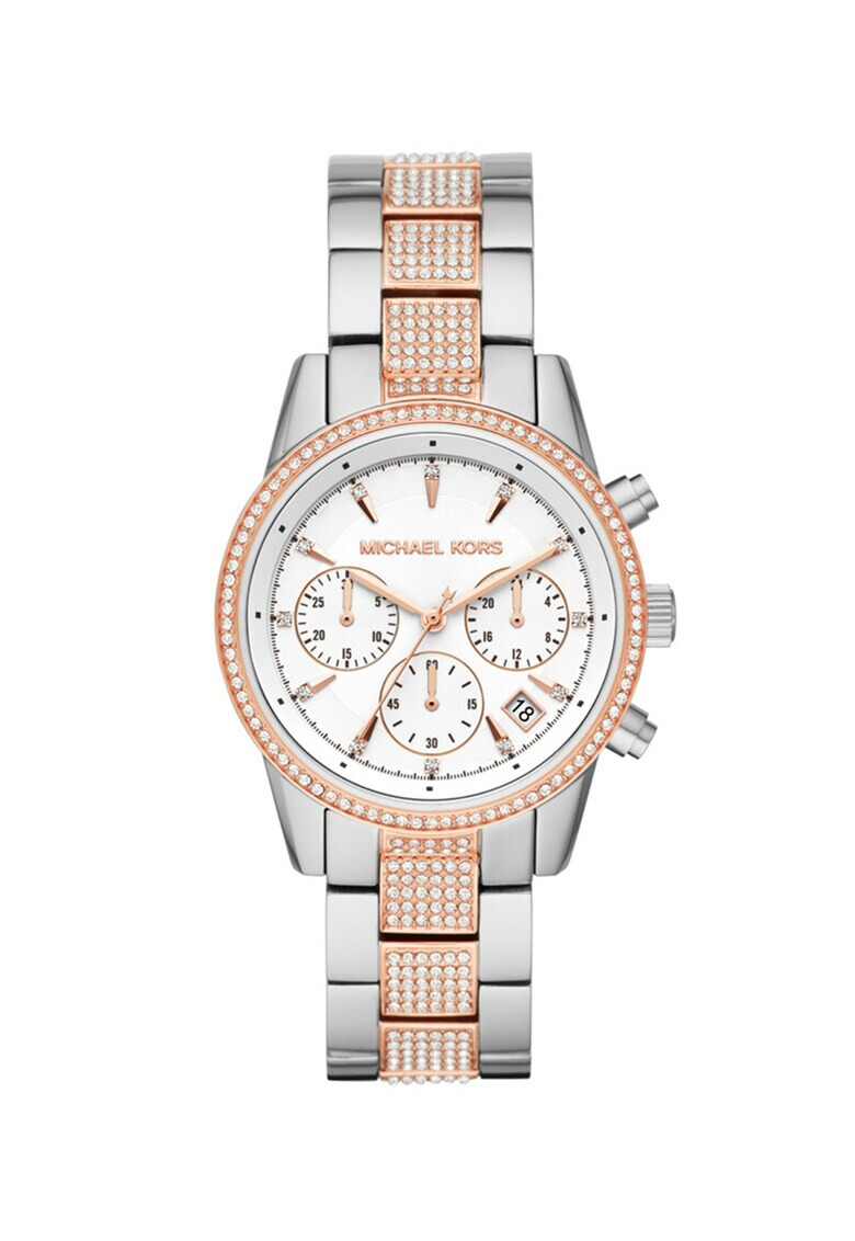 Michael Kors Иноксов часовник с кристали - Pepit.bg