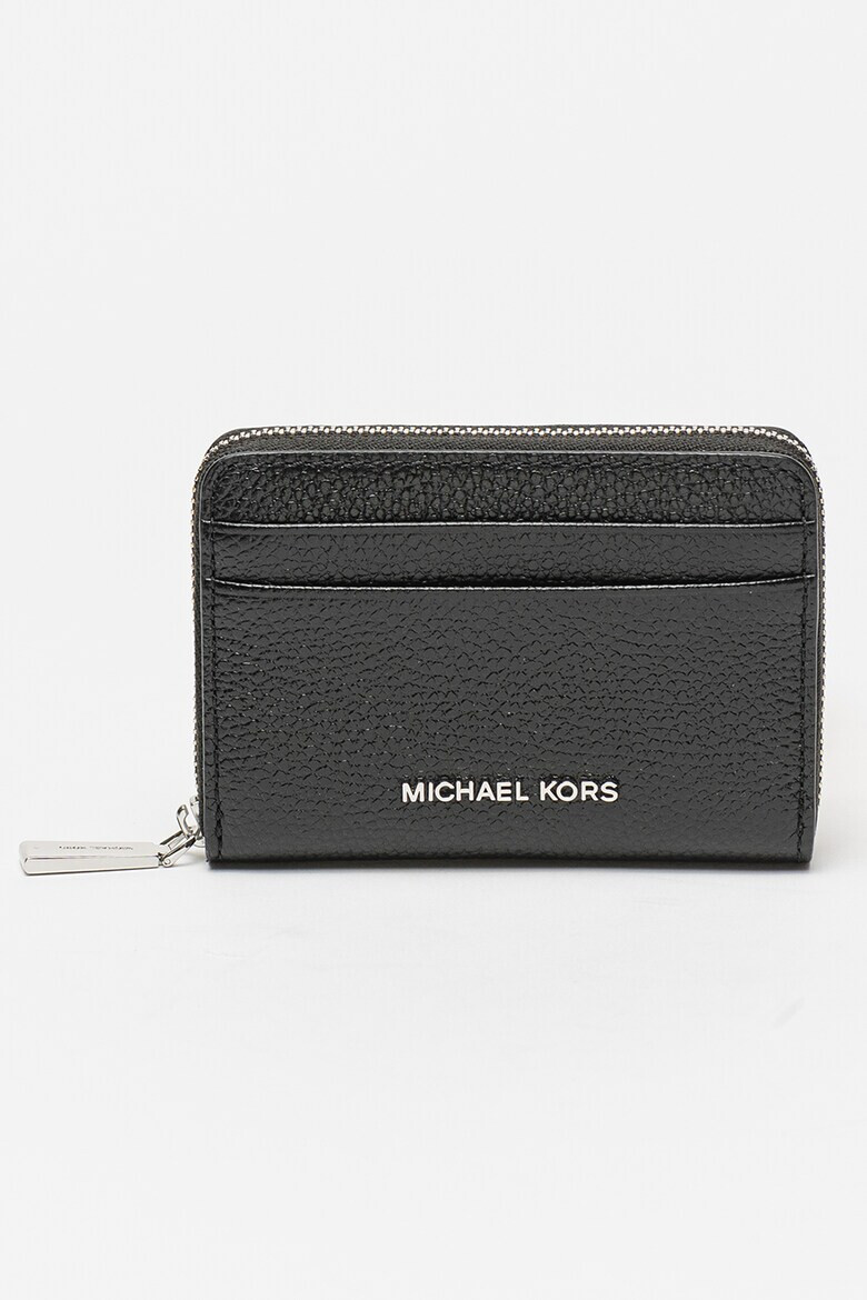 Michael Kors Кожен портфейл Jet Set - Черен - Pepit.bg