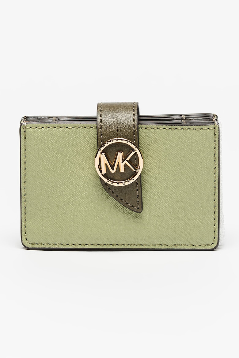 Michael Kors Кожен портфейл Greenwich с лого - Pepit.bg