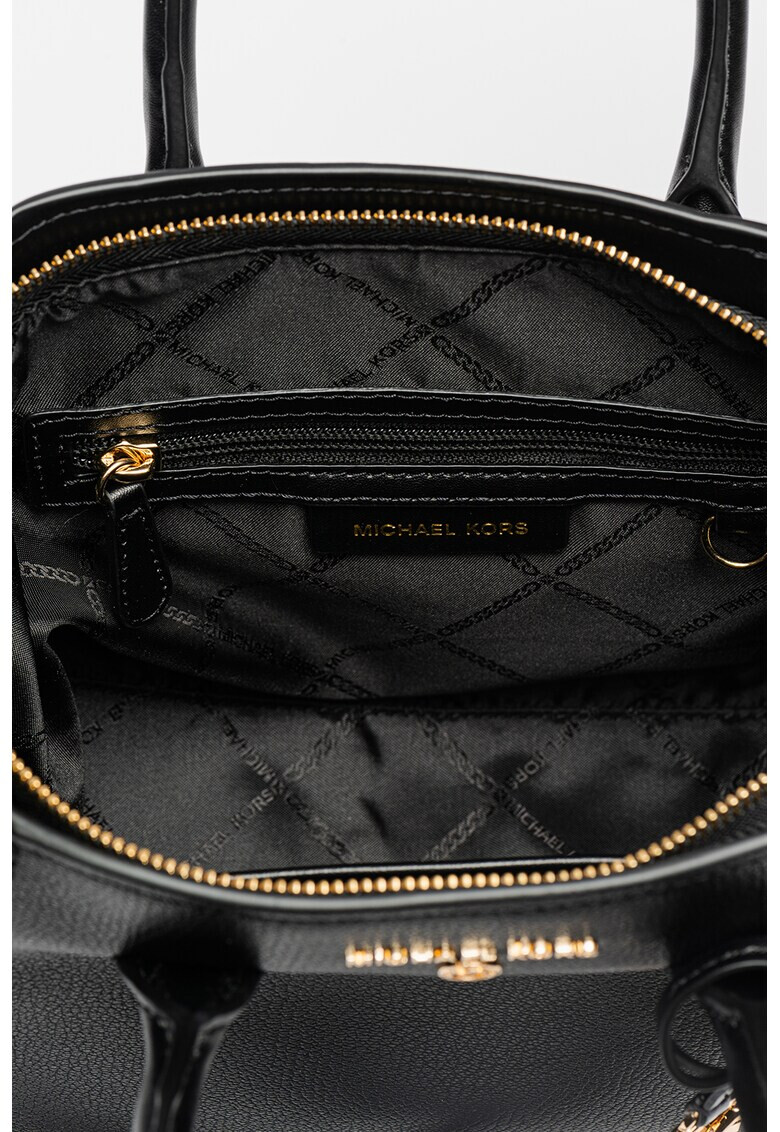Michael Kors Кожена чанта Avril с лого - Pepit.bg