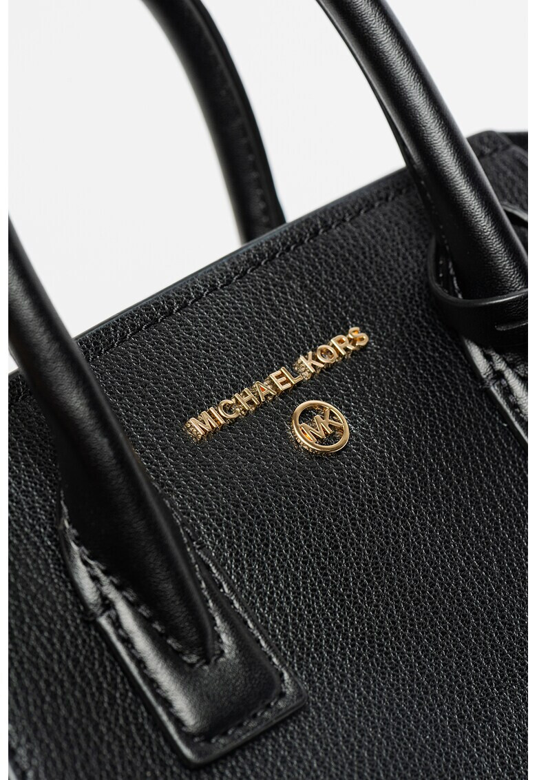 Michael Kors Кожена чанта Avril с лого - Pepit.bg