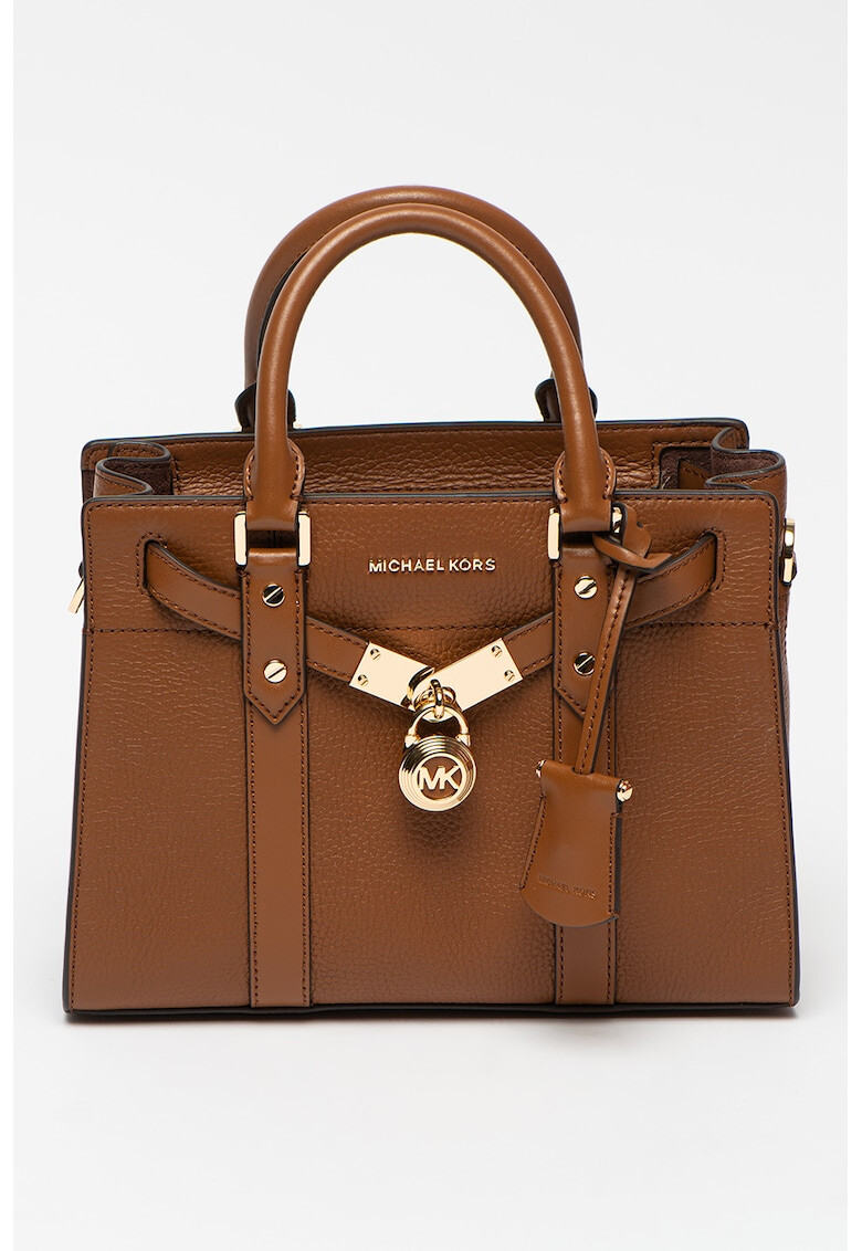 Michael Kors Кожена чанта Hamilton - Pepit.bg