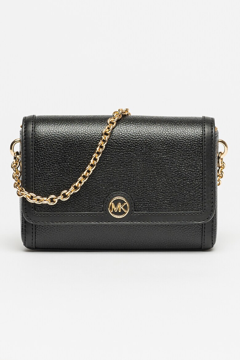 Michael Kors Кожена чанта през рамо Freya с капаче - Pepit.bg