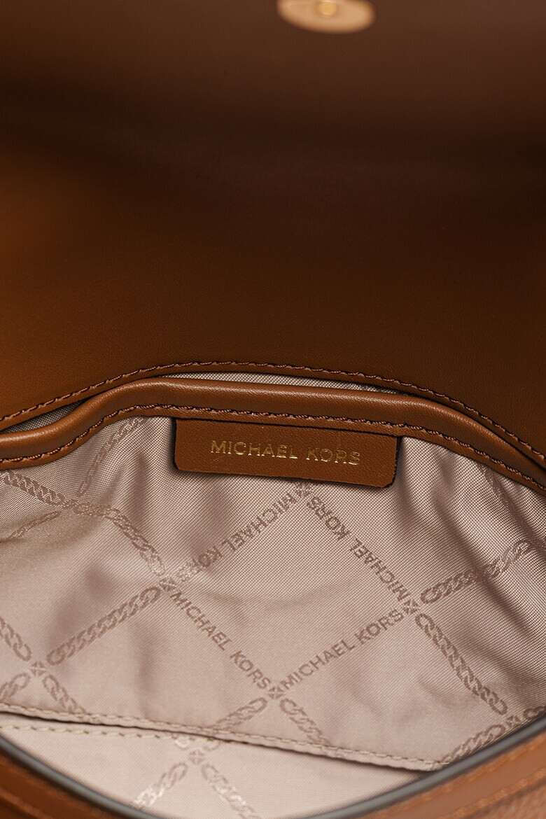 Michael Kors Кожена чанта през рамо Freya с капаче - Pepit.bg