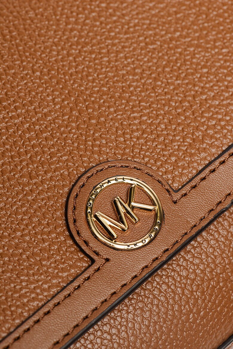 Michael Kors Кожена чанта през рамо Freya с капаче - Pepit.bg