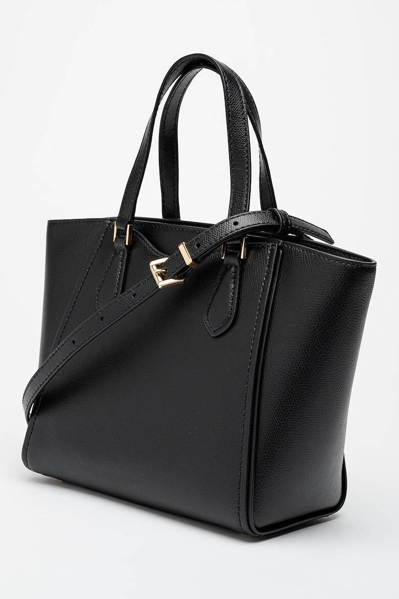 Michael Kors Конвертируема кожена чанта Taryn тип Tote - Черен - Pepit.bg
