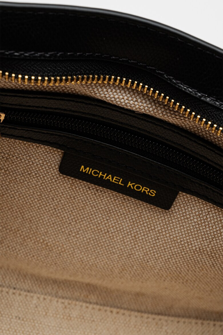 Michael Kors Конвертируема кожена чанта Taryn тип Tote - Черен - Pepit.bg