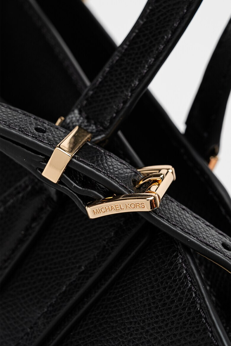 Michael Kors Конвертируема кожена чанта Taryn тип Tote - Черен - Pepit.bg