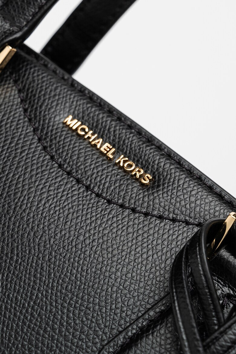 Michael Kors Конвертируема кожена чанта Taryn тип Tote - Черен - Pepit.bg