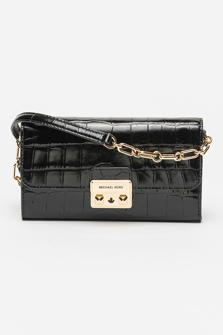 Michael Kors Кожена чанта Tracolla с принт - Pepit.bg