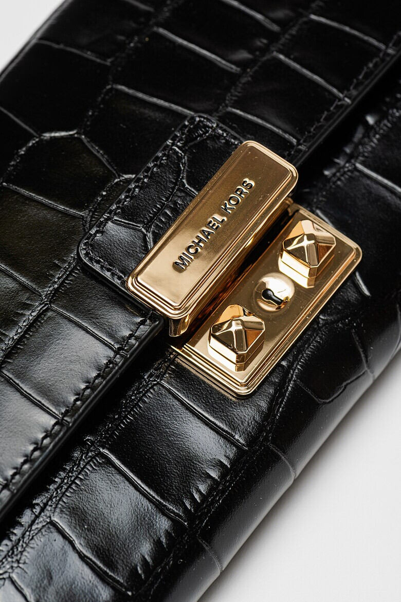 Michael Kors Кожена чанта Tracolla с принт - Pepit.bg