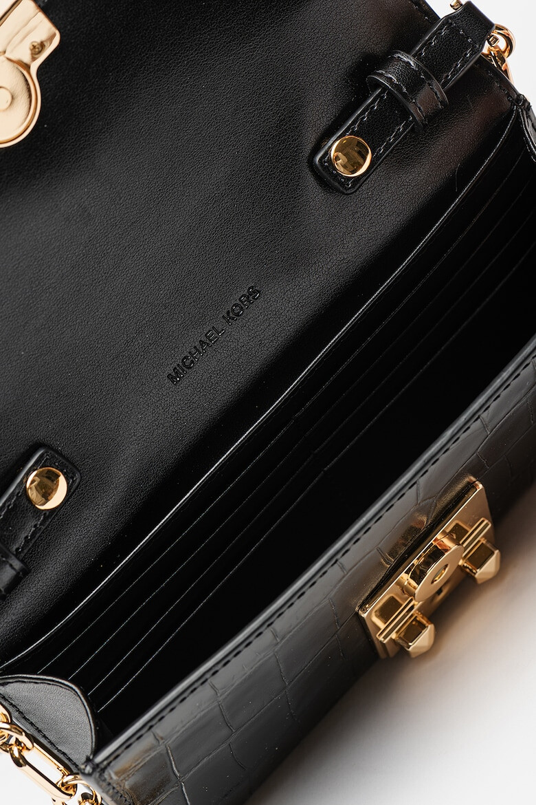 Michael Kors Кожена чанта Tracolla с принт - Pepit.bg