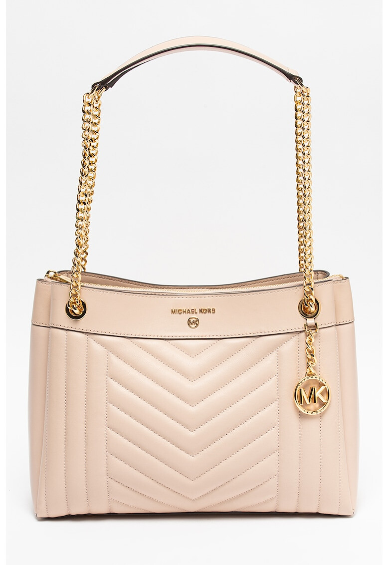 Michael Kors Кожена чанта за рамо Susan - Pepit.bg