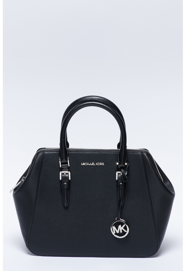 Michael Kors Кожена ръчна чанта Charlotte - Pepit.bg