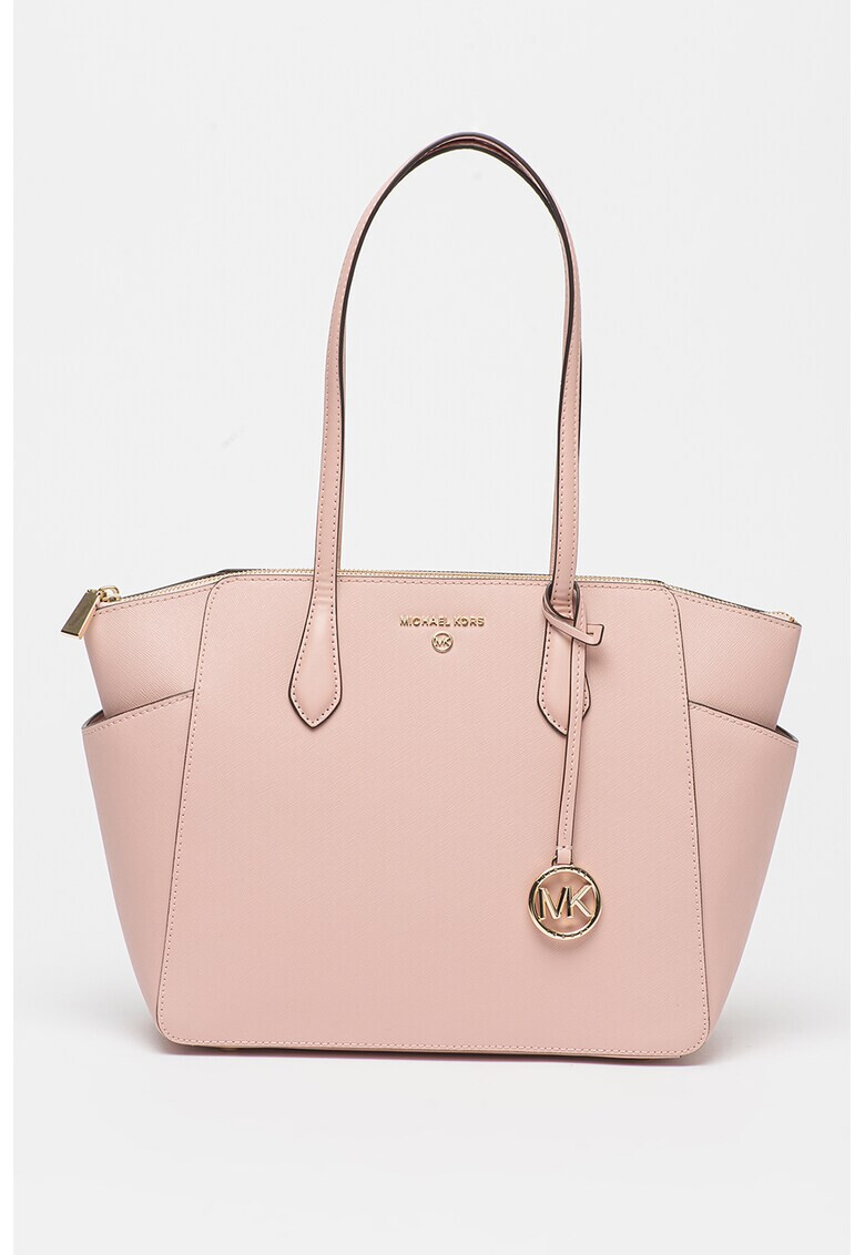 Michael Kors Кожена шопинг чанта Marilyn с лого - Pepit.bg