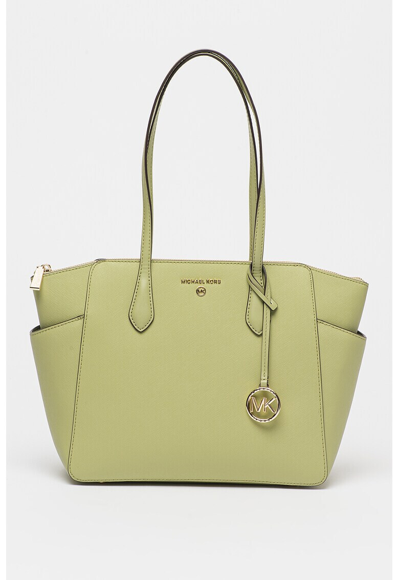 Michael Kors Кожена шопинг чанта Marilyn с лого - Pepit.bg