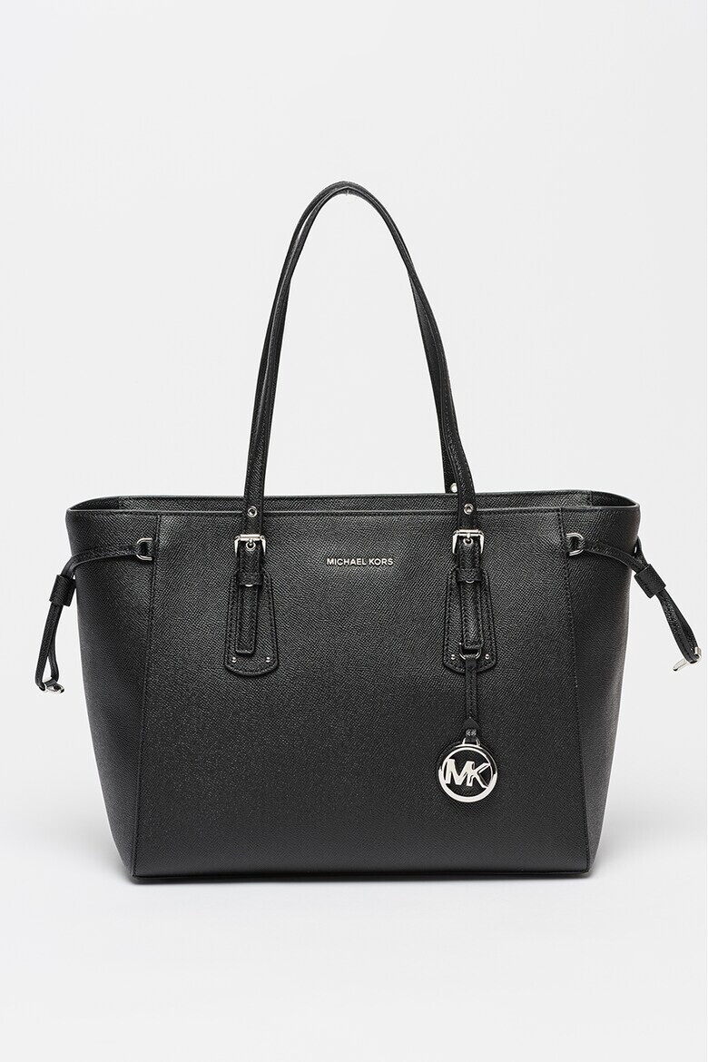 Michael Kors Кожена шопинг чанта Voyager с лого - Pepit.bg