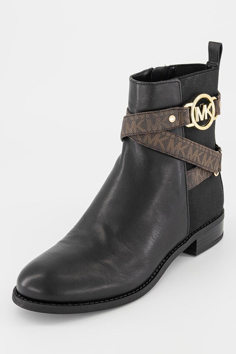 Michael Kors Кожени боти с лого - Pepit.bg