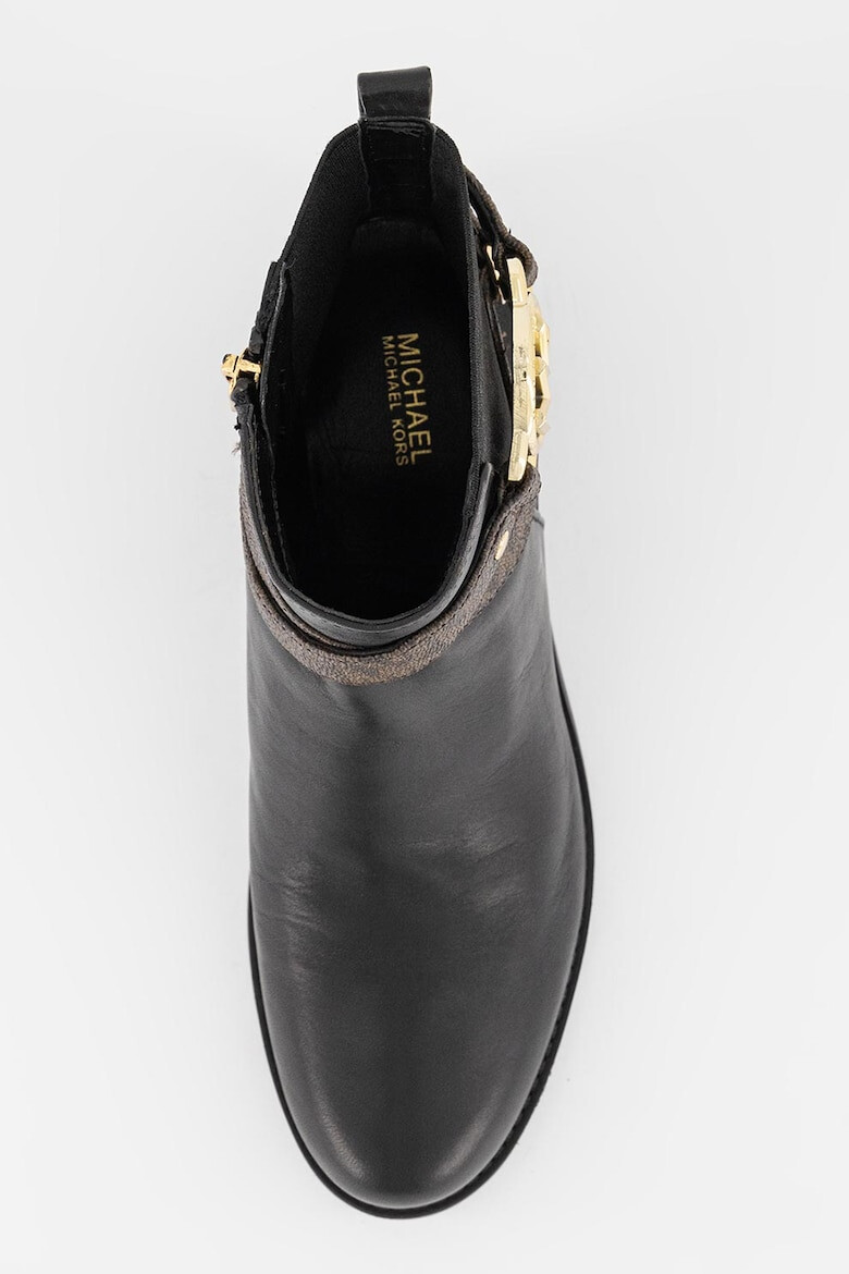 Michael Kors Кожени боти с лого - Pepit.bg