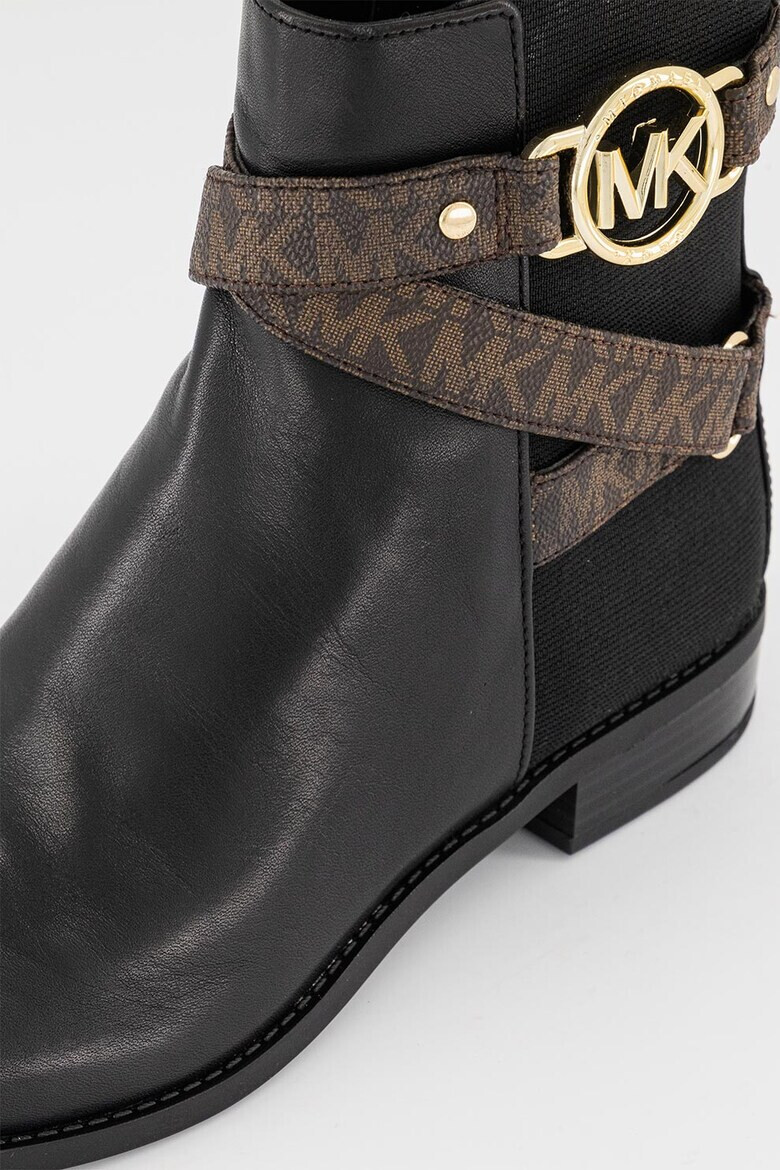 Michael Kors Кожени боти с лого - Pepit.bg