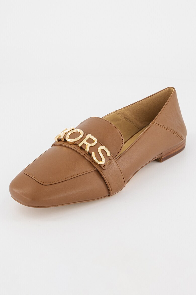 Michael Kors Кожени мокасини с лого - Pepit.bg
