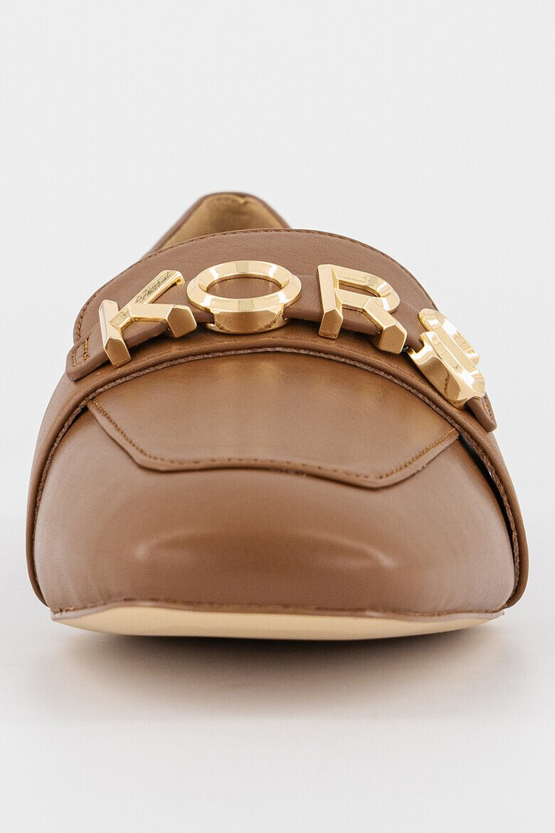 Michael Kors Кожени мокасини с лого - Pepit.bg