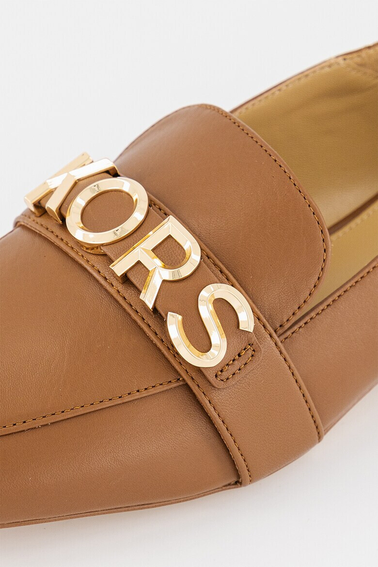 Michael Kors Кожени мокасини с лого - Pepit.bg