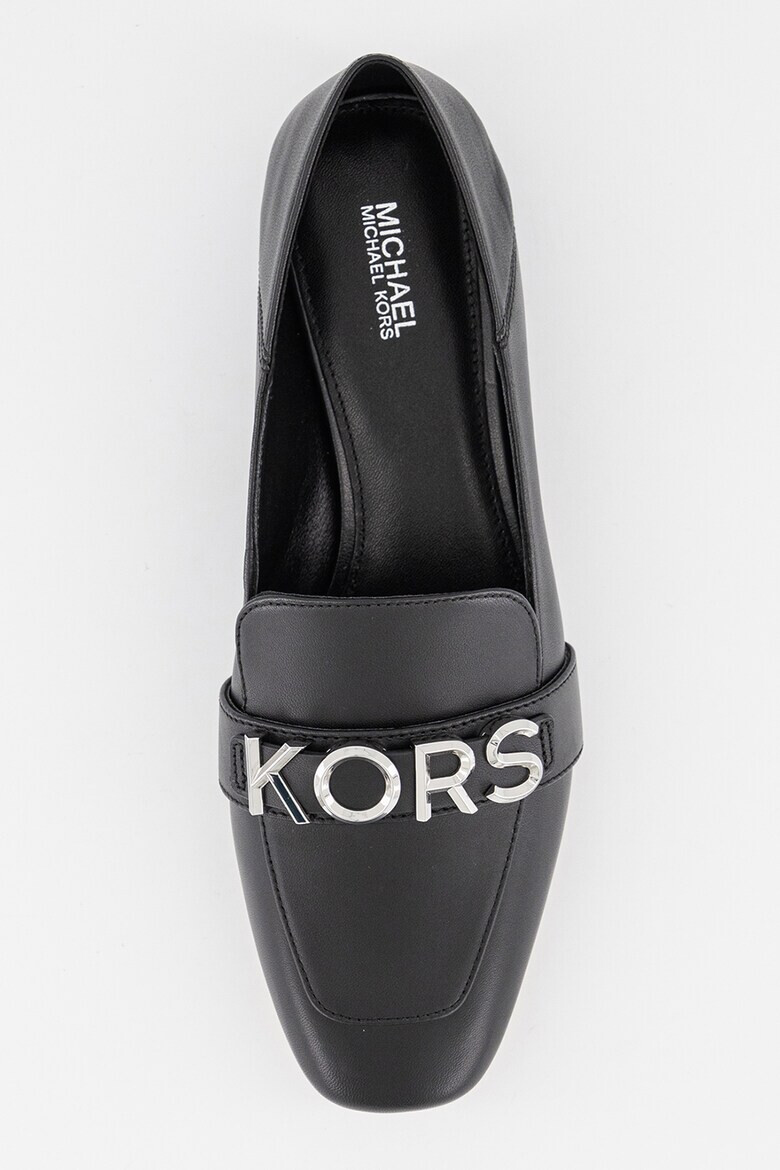 Michael Kors Кожени мокасини с лого - Pepit.bg