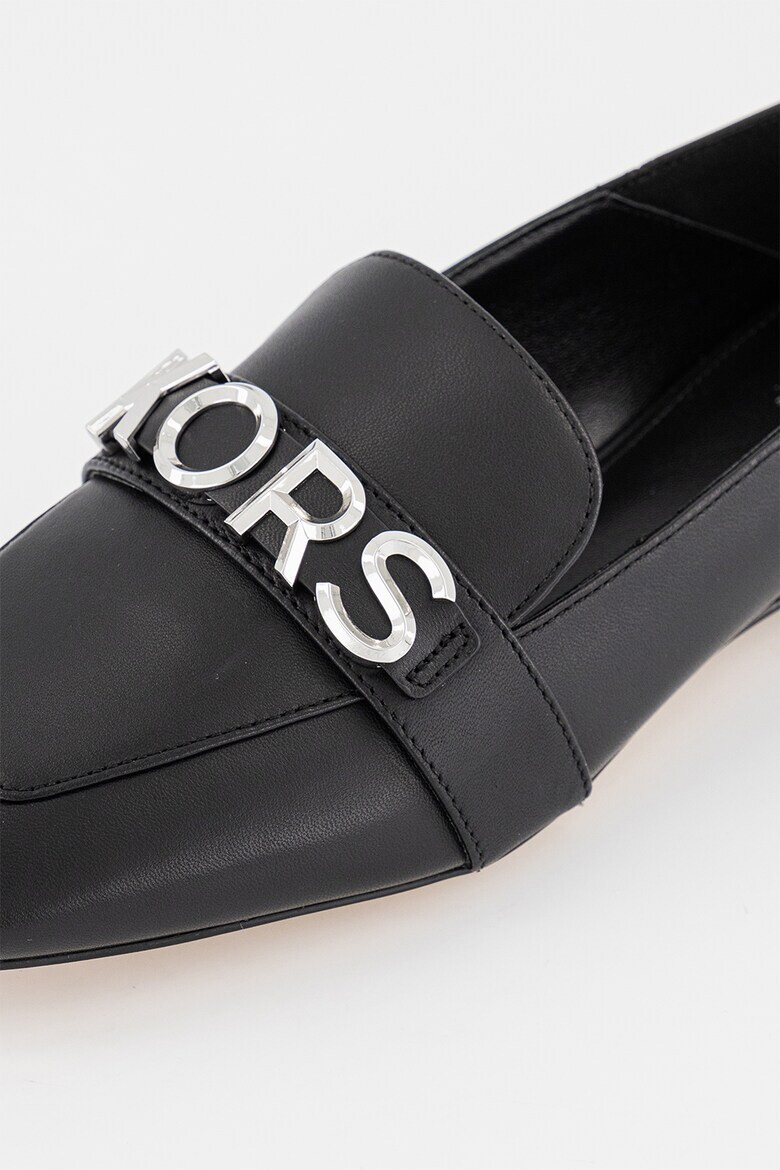 Michael Kors Кожени мокасини с лого - Pepit.bg