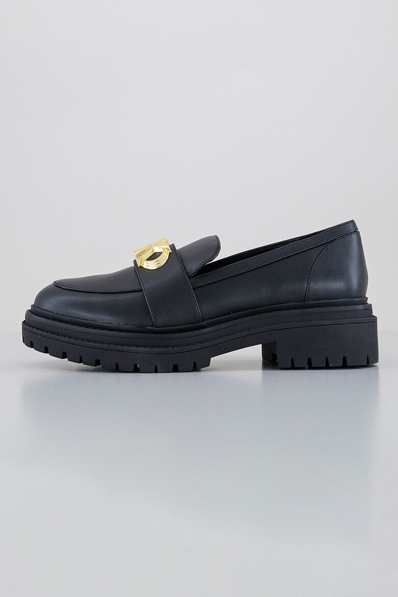 Michael Kors Кожени мокасини с лого - Pepit.bg
