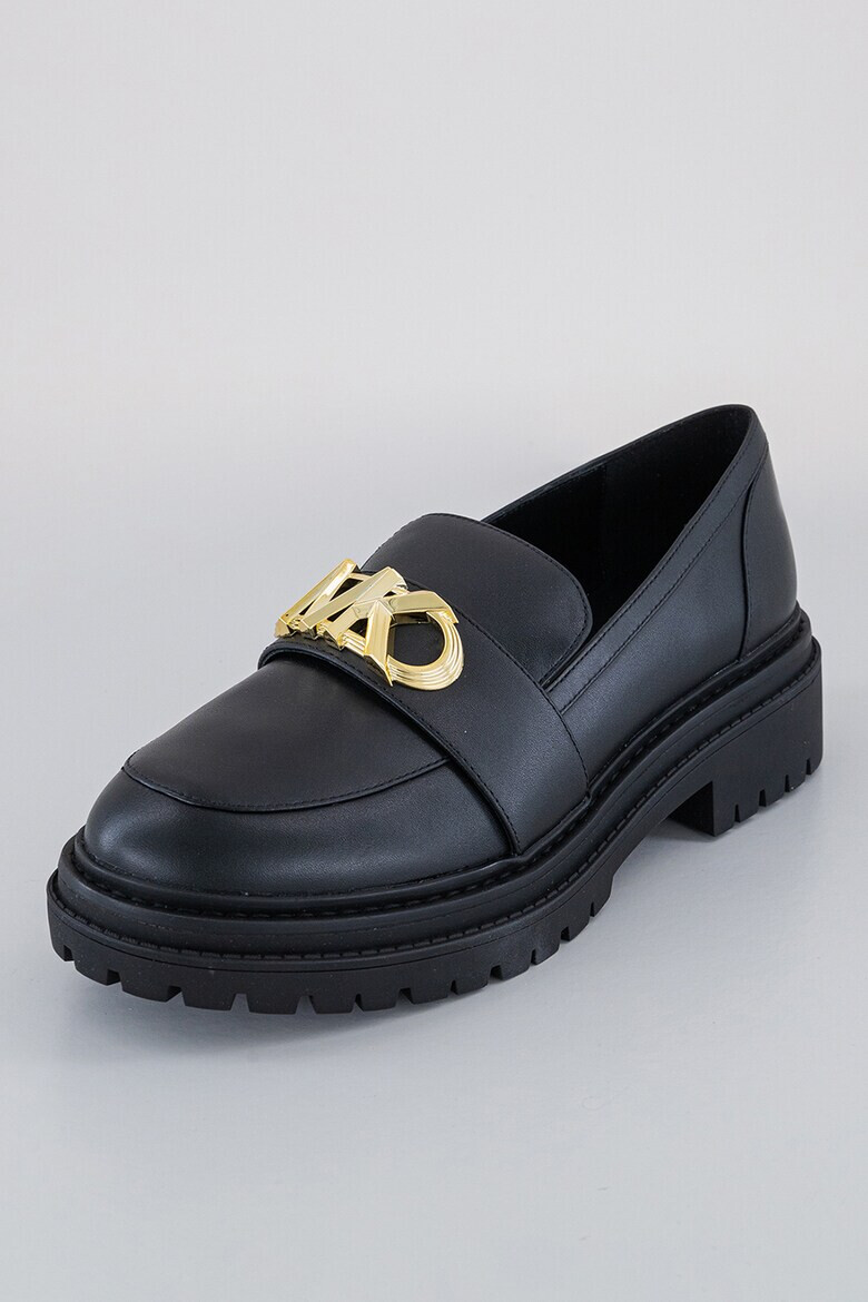 Michael Kors Кожени мокасини с лого - Pepit.bg