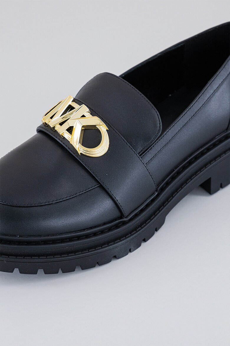 Michael Kors Кожени мокасини с лого - Pepit.bg