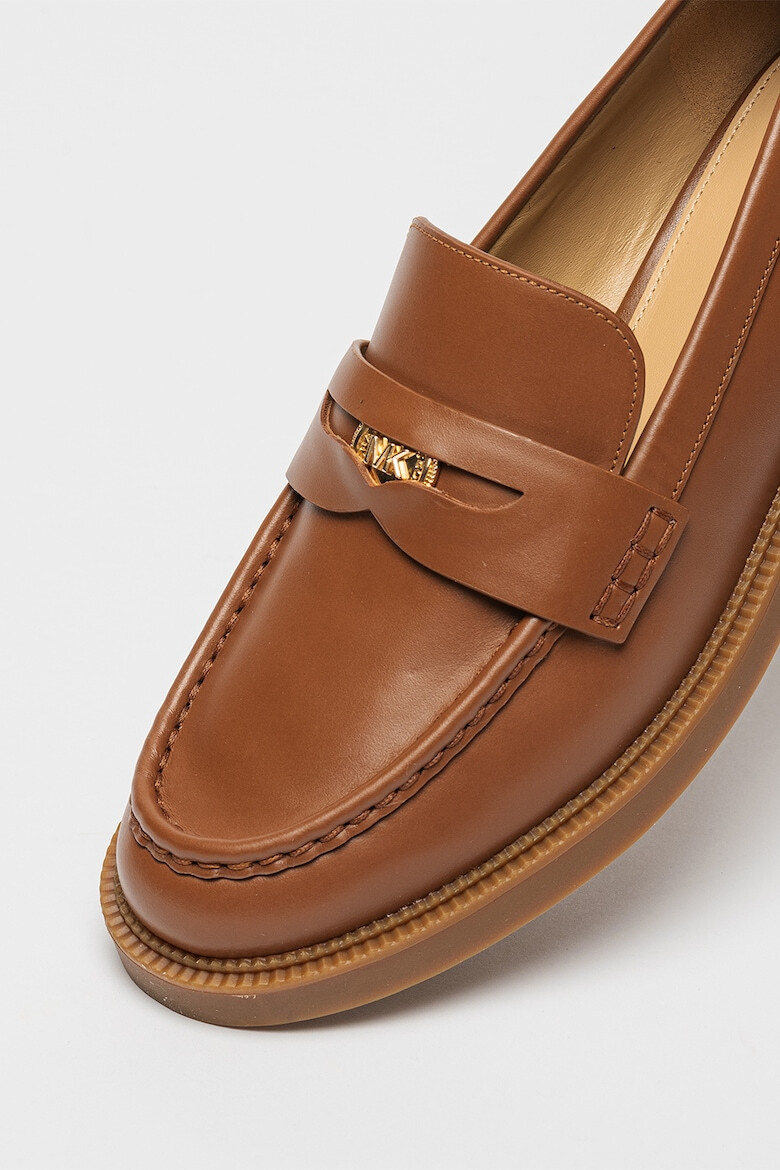 Michael Kors Кожени мокасини с лого - Pepit.bg