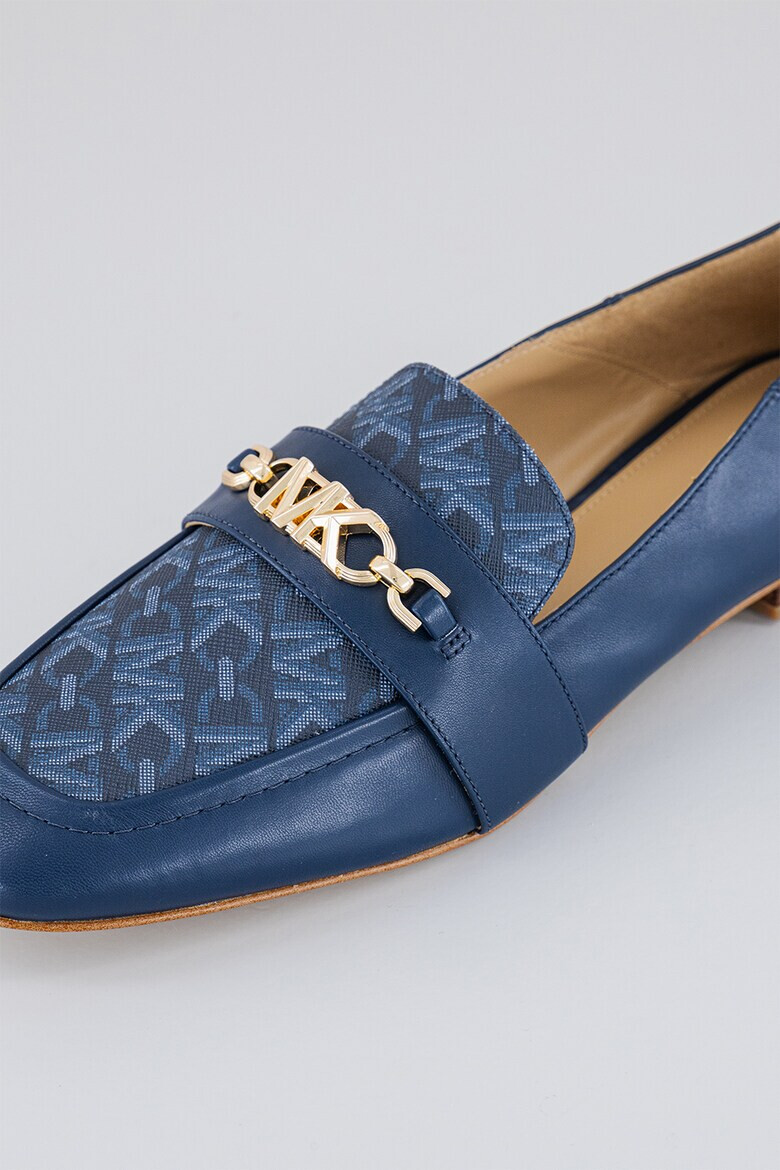 Michael Kors Кожени мокасини с лого - Pepit.bg