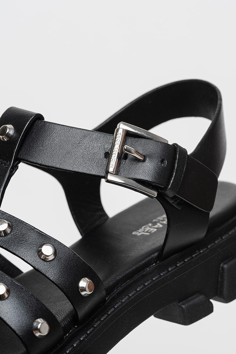 Michael Kors Кожени сандали Jagger с каишки - Pepit.bg
