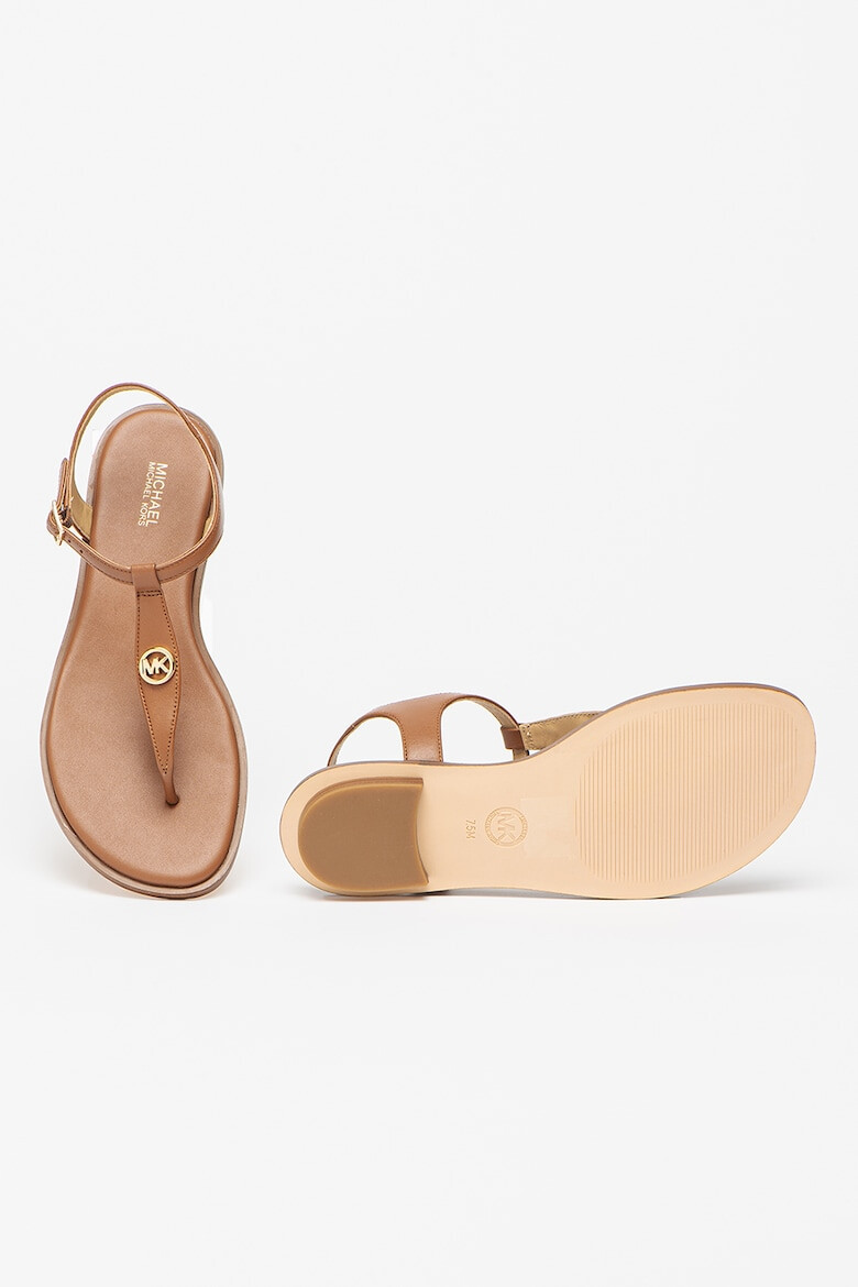 Michael Kors Кожени сандали Mallory с лого - Pepit.bg