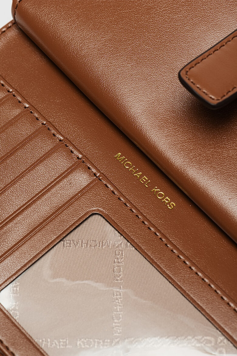 Michael Kors Кожен портфейл Adele сотделяща се каишка - Черен - Pepit.bg