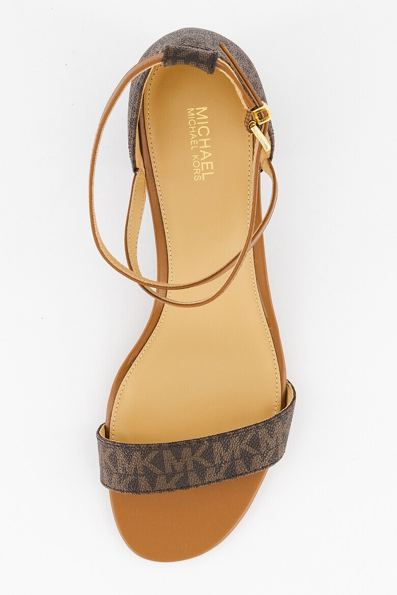 Michael Kors Сандали от еко кожа с монограм - Pepit.bg