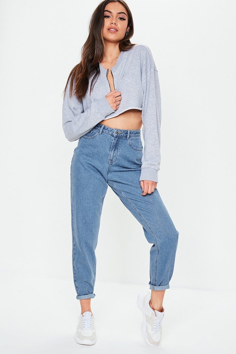 Missguided Дънки Mom с висока талия - Pepit.bg