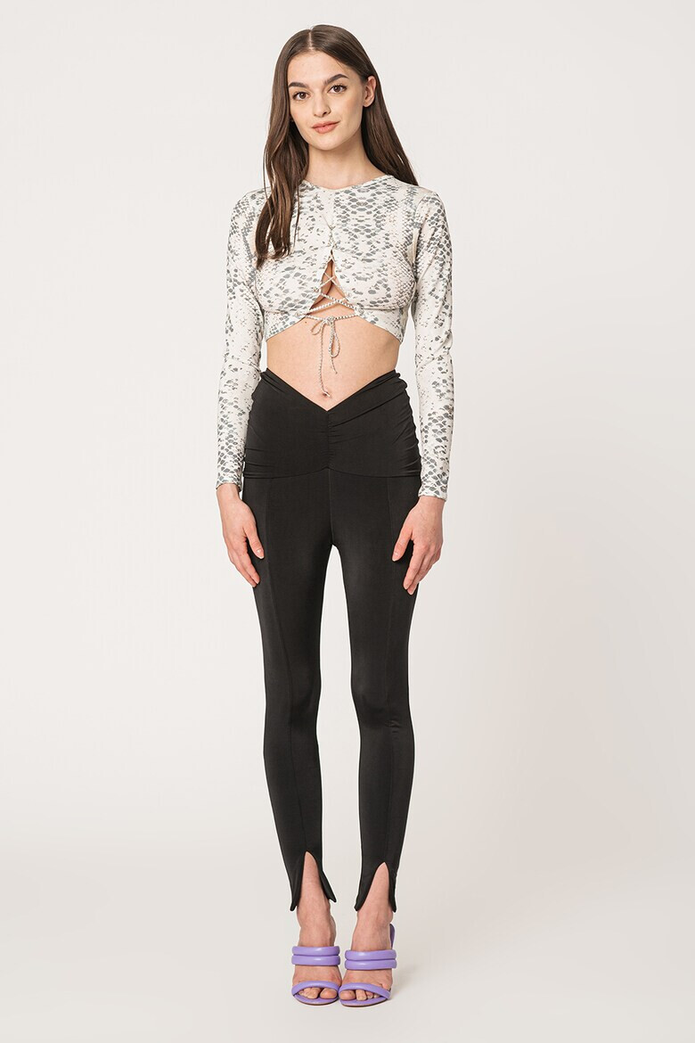 Missguided Клин с рюш на талията - Pepit.bg