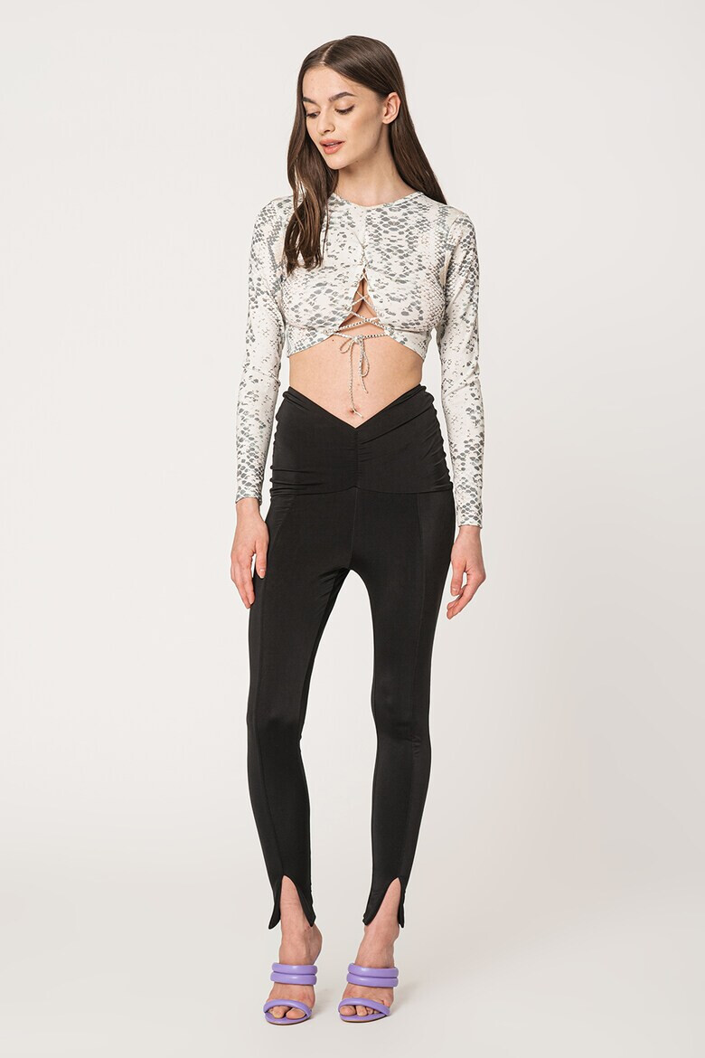 Missguided Клин с рюш на талията - Pepit.bg