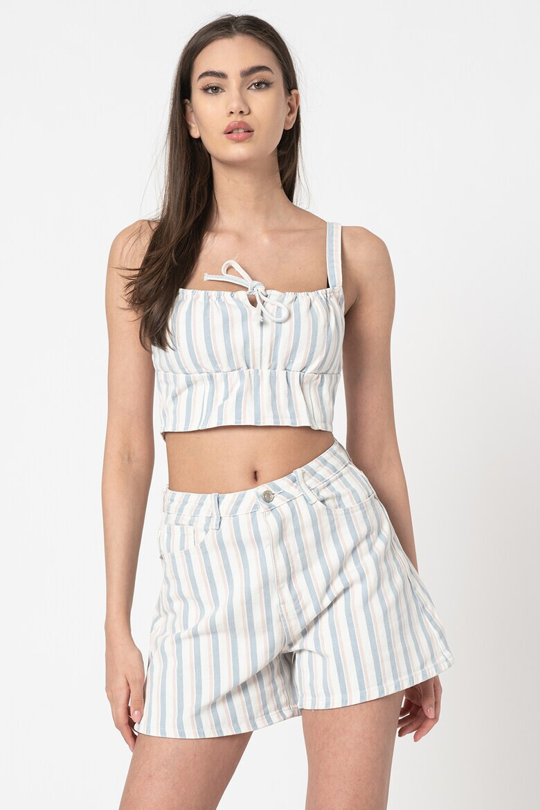 Missguided Къс топ с райе - Pepit.bg