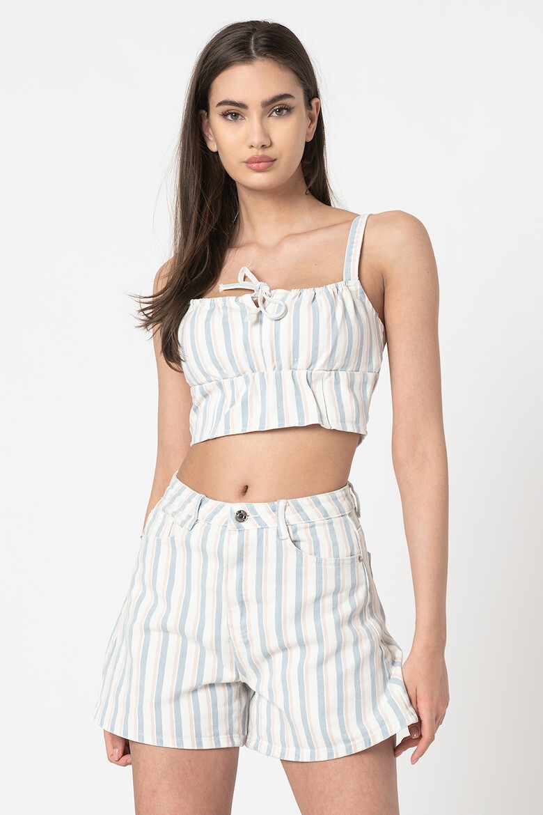 Missguided Къс топ с райе - Pepit.bg