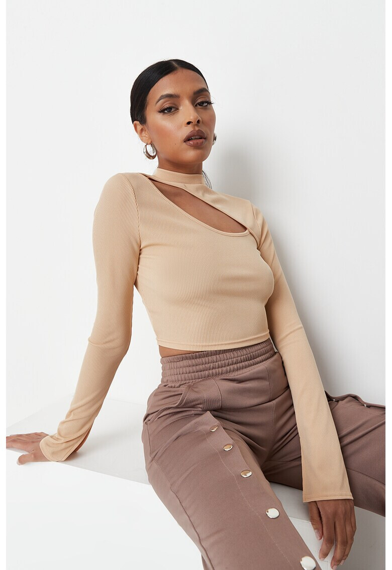 Missguided Къса блуза с отвори - Pepit.bg