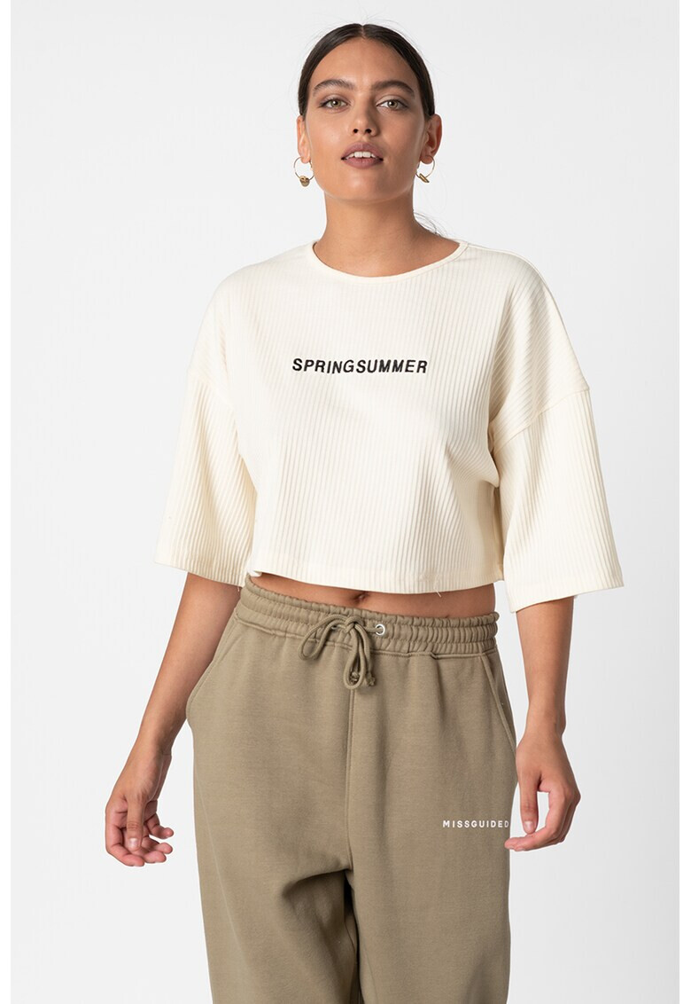Missguided Къса блуза с рипс - Pepit.bg